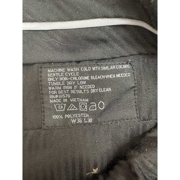 Geoffrey Beene Mens Dress Pants Size 36x29 Brown - Picture 6 of 12